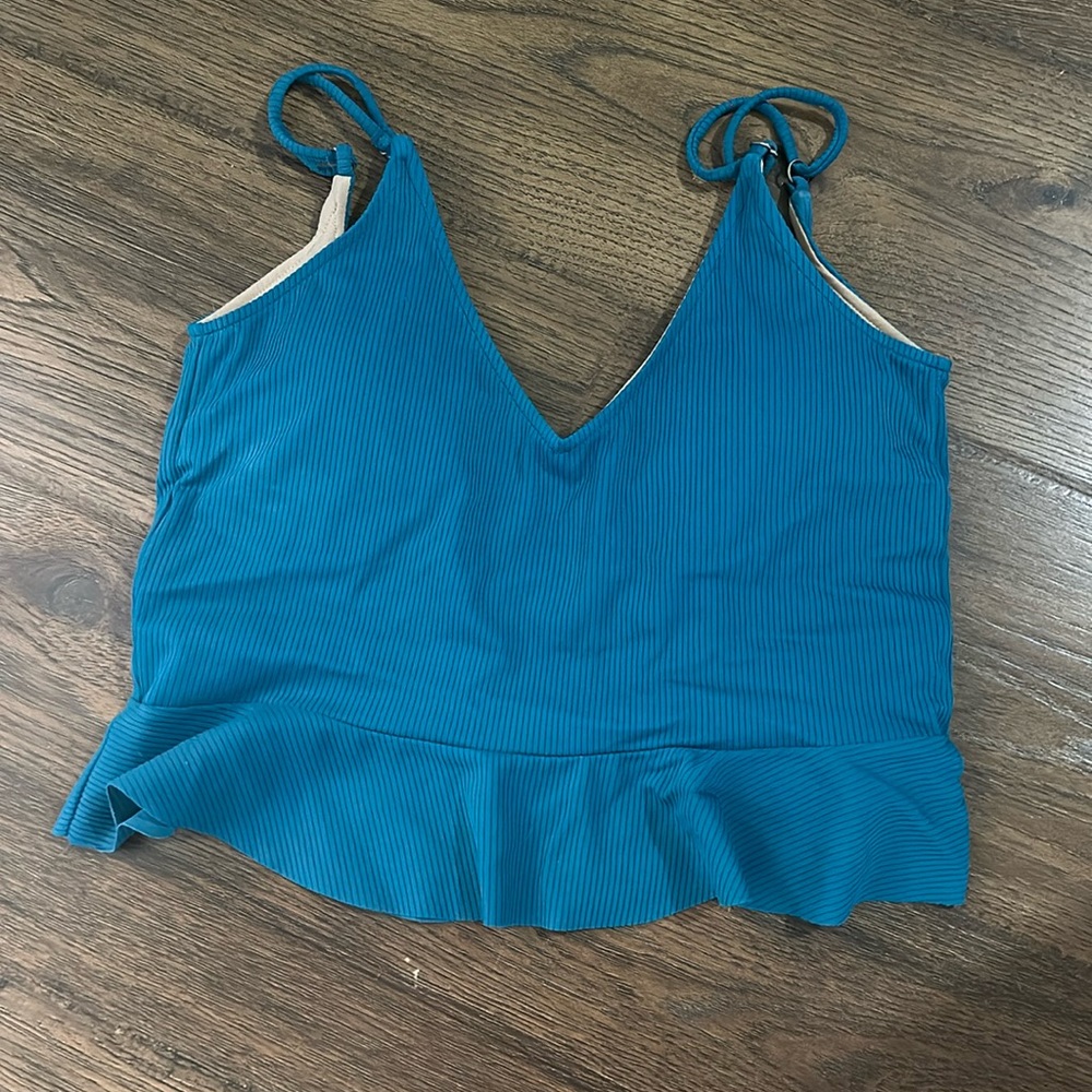 Kortni Jeane Scoop-Back Swim Top - EUC